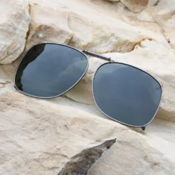 Clip-Ons SQR1-54 Gunmetal Polarised Gray